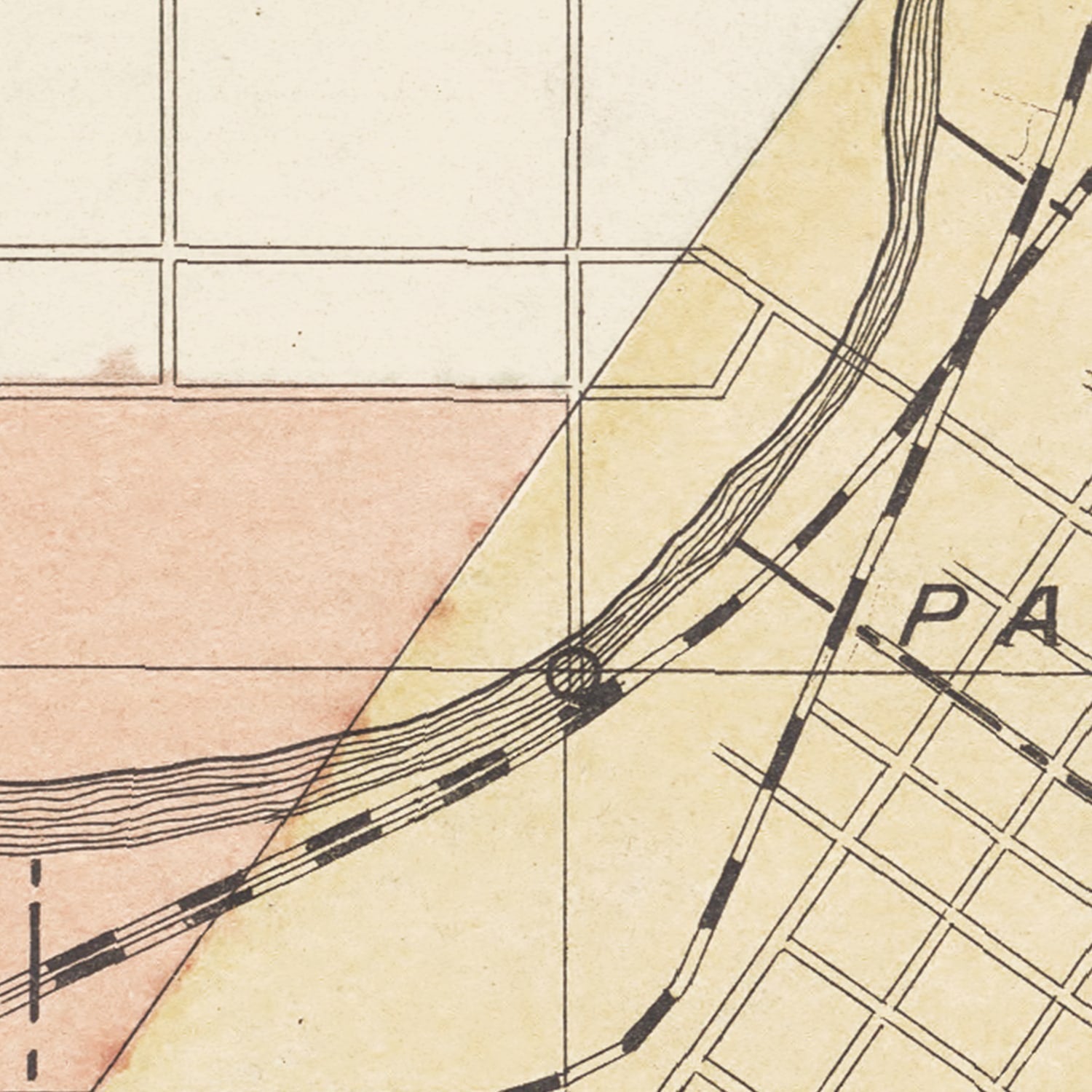 Vintage Map of Mankato, Minnesota 1921