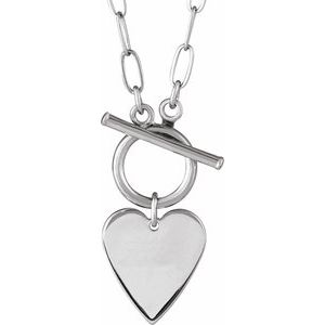 Engravable Toggle Necklace