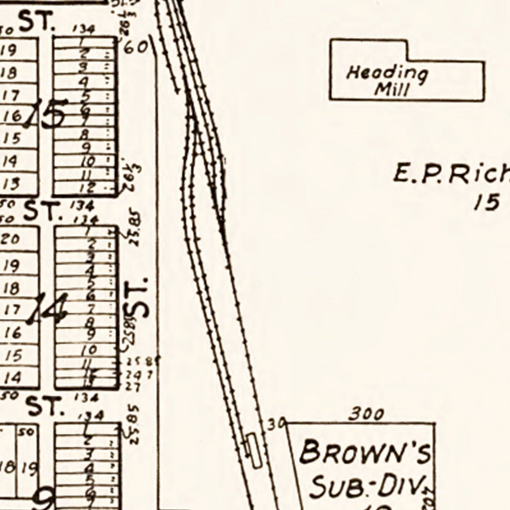 Vintage Map of Montgomery, Minnesota 1928