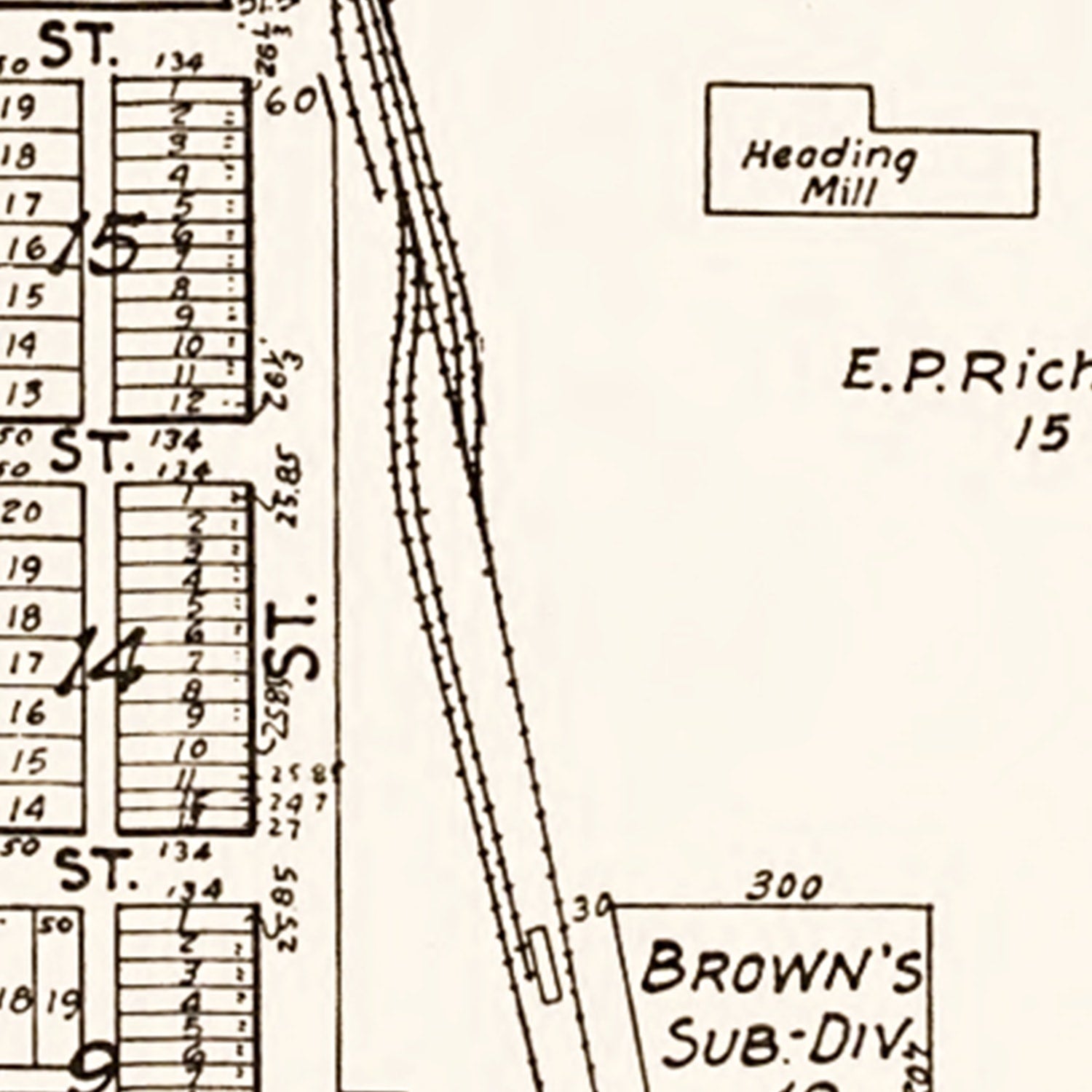 Vintage Map of Montgomery, Minnesota 1928