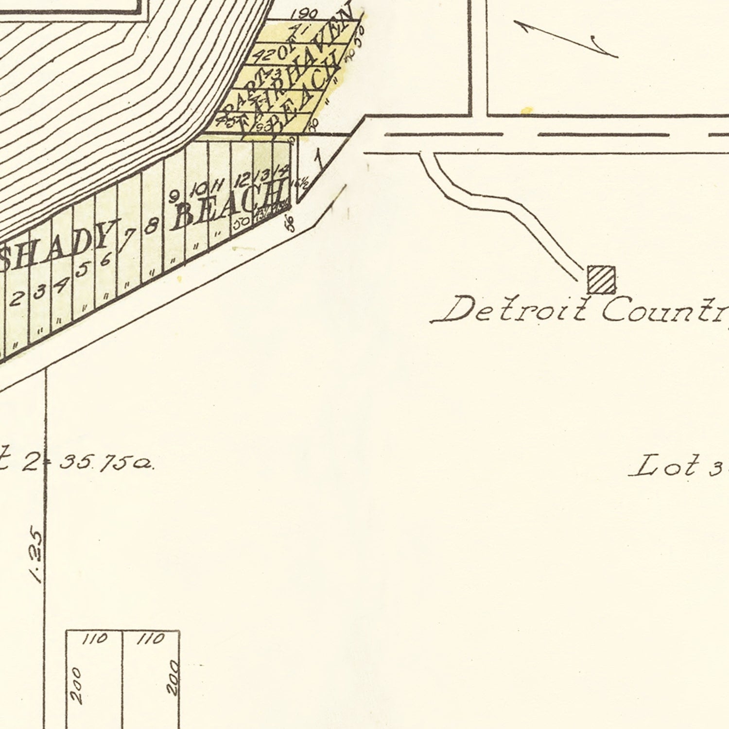 Vintage Map of Shoreham, Minnesota 1929