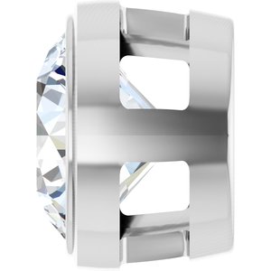 14K White 1 CT Natural Diamond Slide Pendant