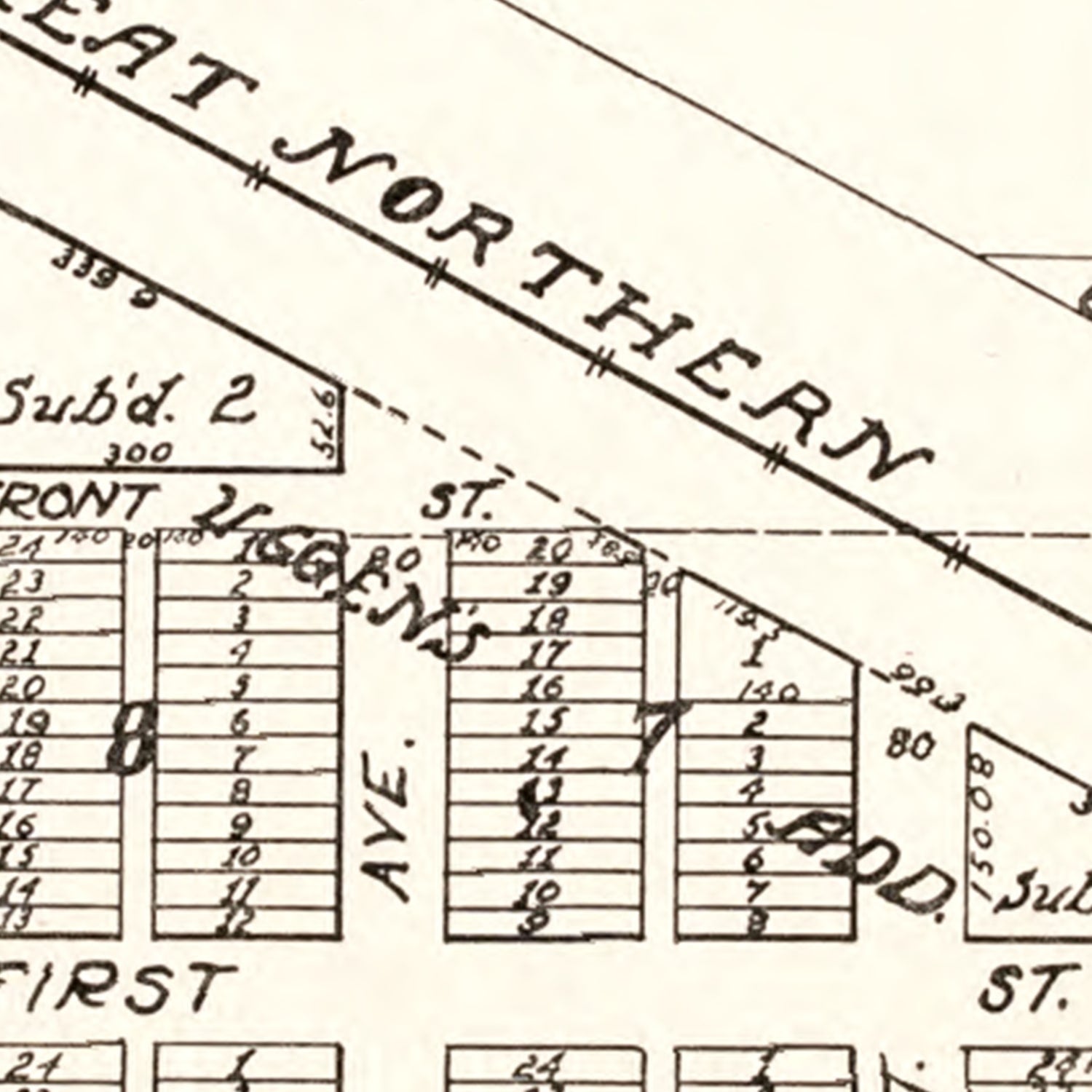 Vintage Map of Epping, North Dakota 1937