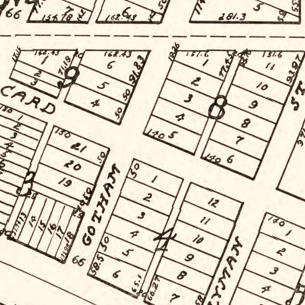 Vintage Map of Hanks, North Dakota 1937