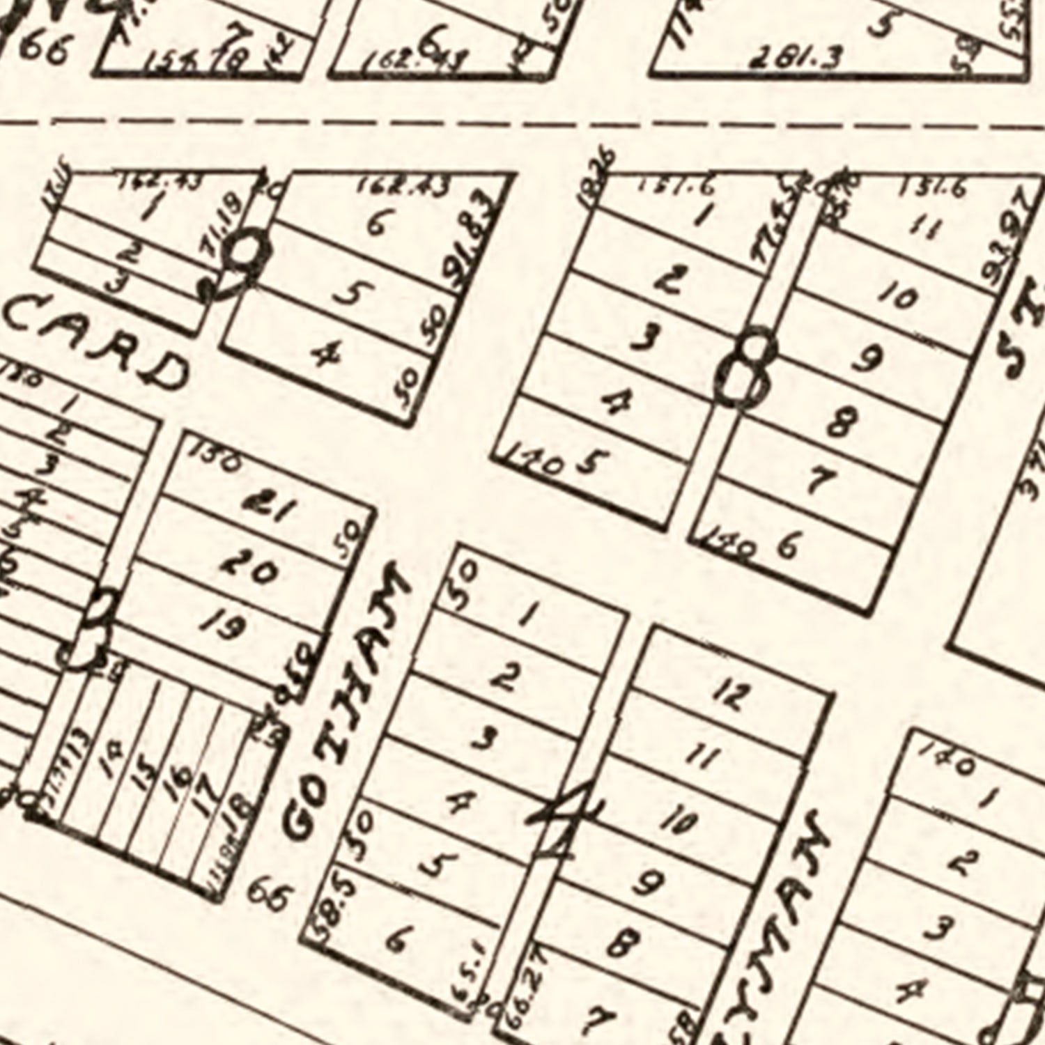 Vintage Map of Hanks, North Dakota 1937