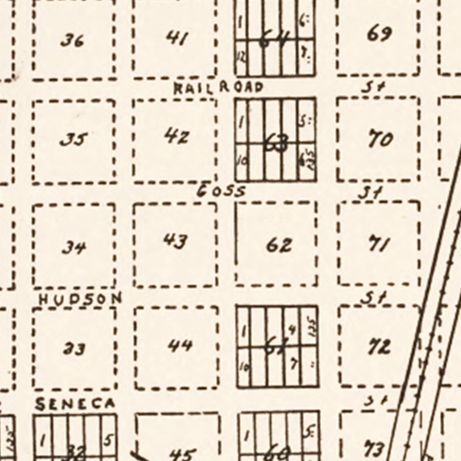 Vintage Map of Lakeland, Minnesota 1938