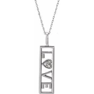 Accented Love Necklace