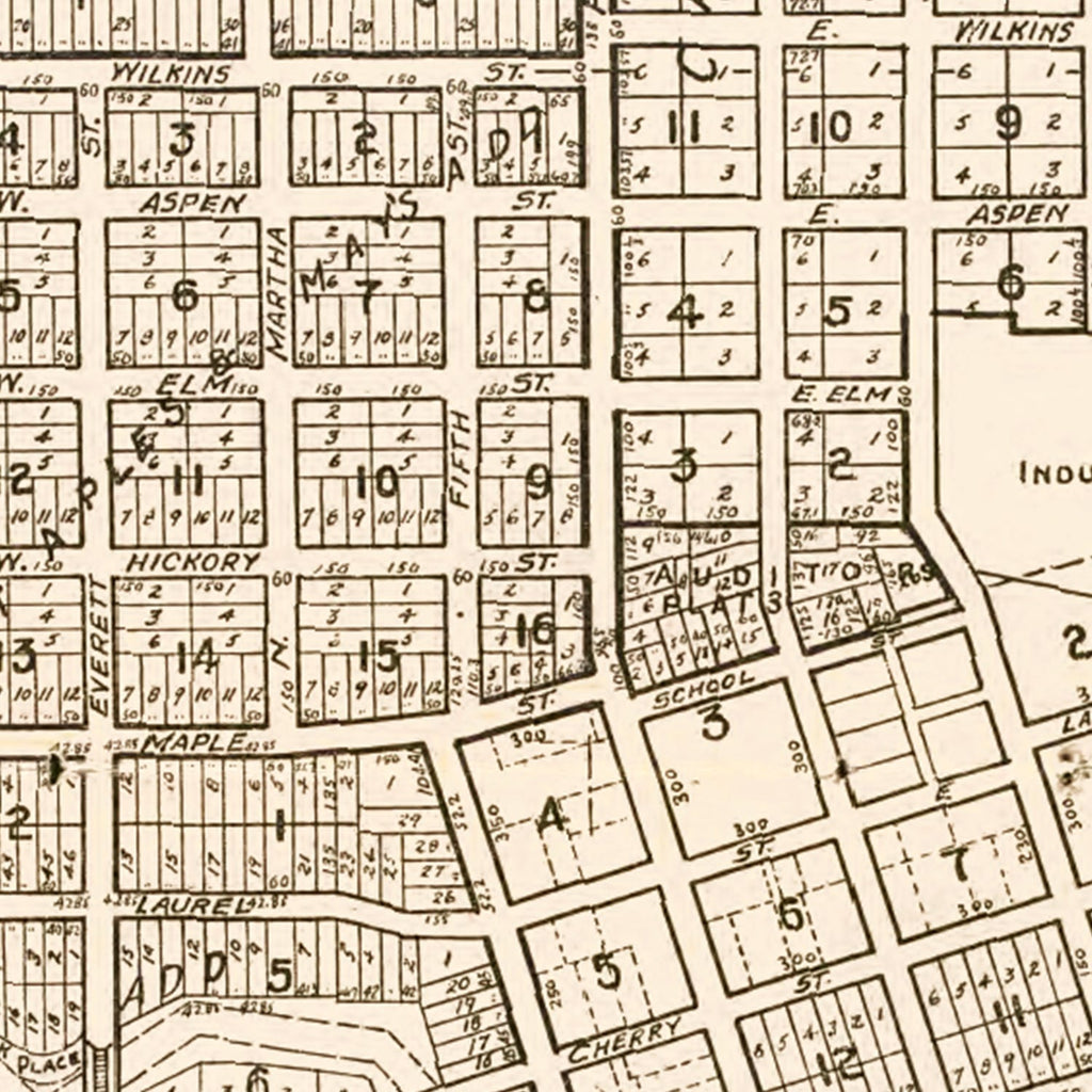 Vintage Map of Stillwater, Minnesota 1938