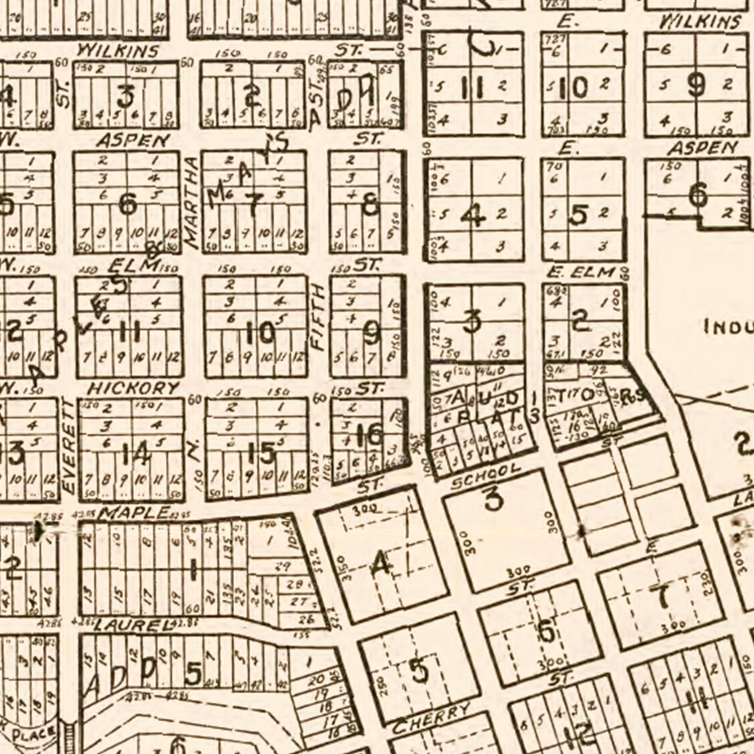 Vintage Map of Stillwater, Minnesota 1938