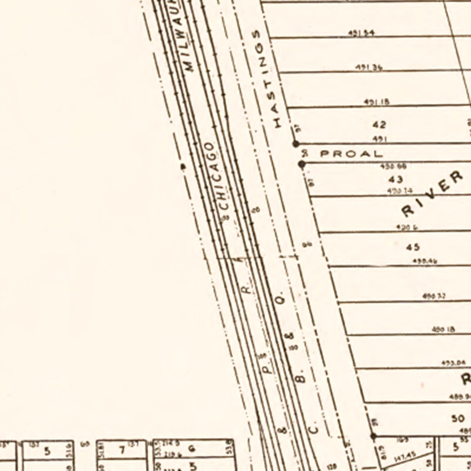 Vintage Map of Newport, Minnesota 1938