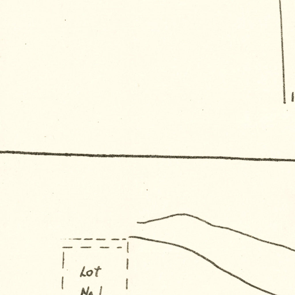 Vintage Map of Loon Lake, Indiana 1939