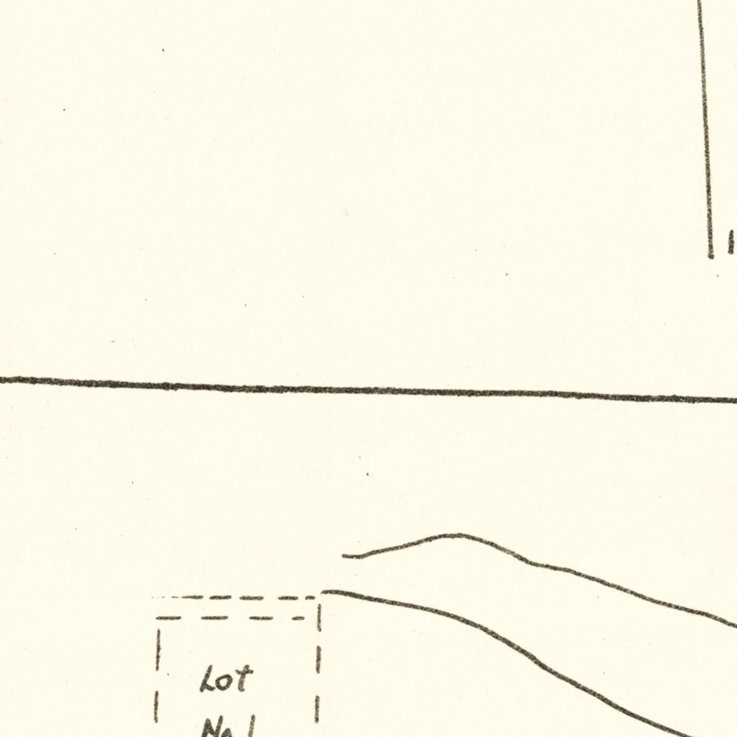 Vintage Map of Loon Lake, Indiana 1939