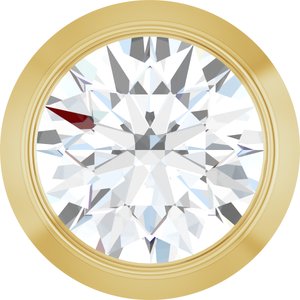 14K Yellow 1/4 CT Natural Diamond Slide Pendant