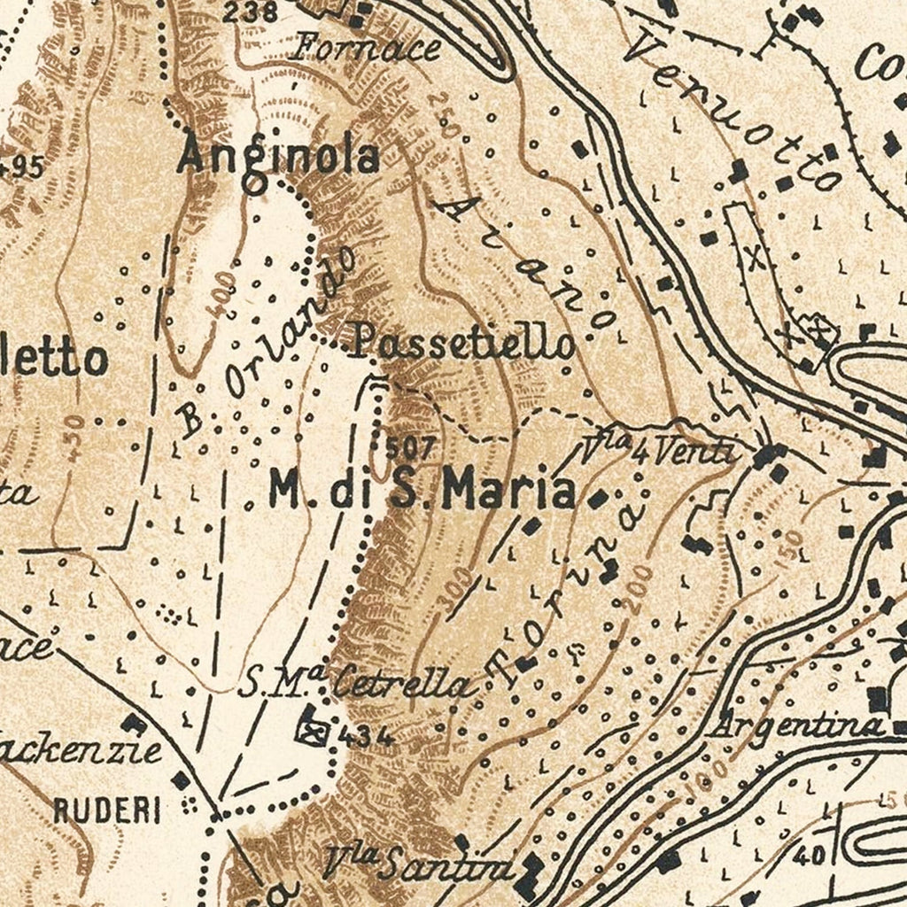 Vintage Capri Map 1930