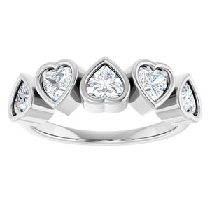 14K White Gold 1 1/8 CTW Lab-Grown Diamond Ring