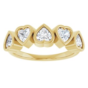 14K Yellow Gold 1 1/8 CTW Lab-Grown Diamond Ring