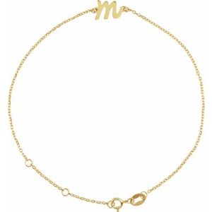 Script Initial Bracelet