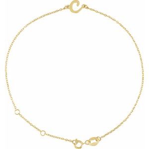 Script Initial Bracelet