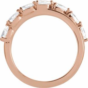 14K Rose Gold 1 1/8 CTW  Natural Diamond Ring