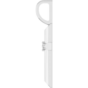 Platinum .0075 CT Natural Diamond Cross Charm/Pendant