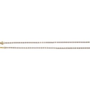 14K Yellow Gold 11 3/4 CTW Lab-Grown Diamond Line 16" Necklace