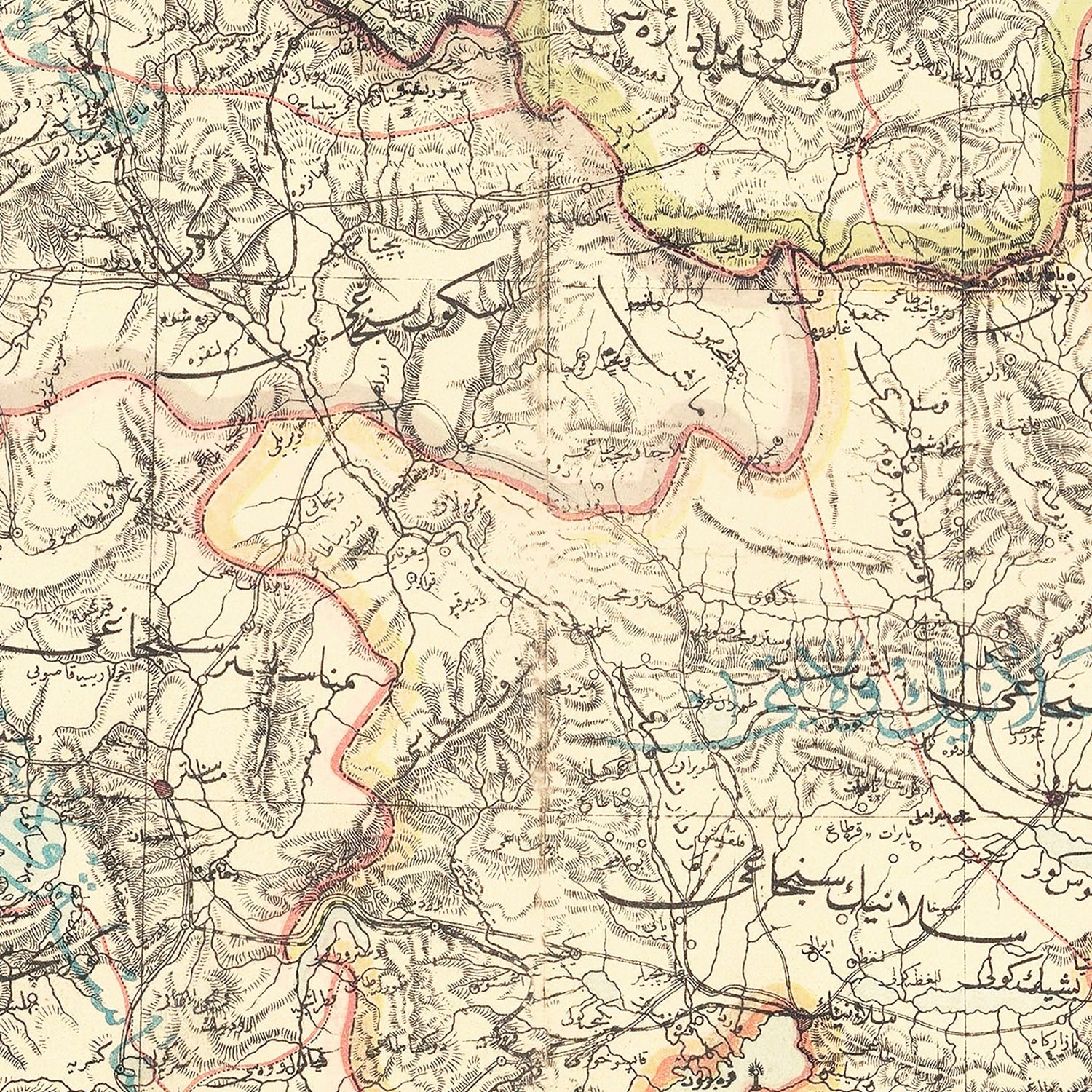 Vintage Balkans Map 1906