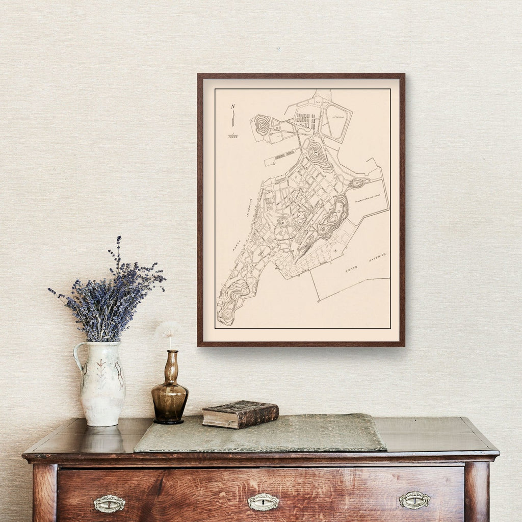 Vintage Macao Map 1943