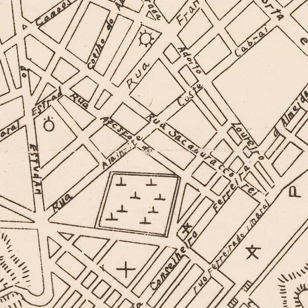 Vintage Macao Map 1943