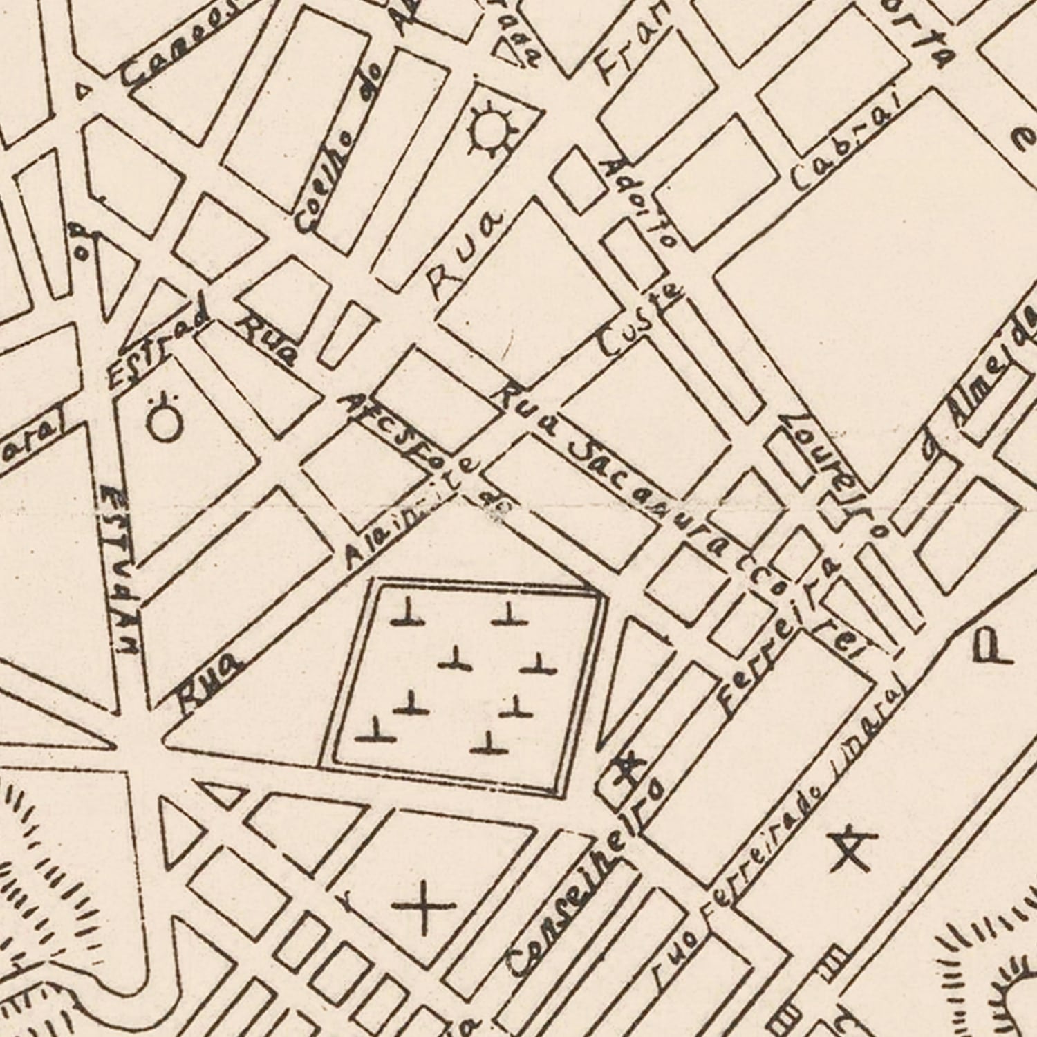 Vintage Macao Map 1943