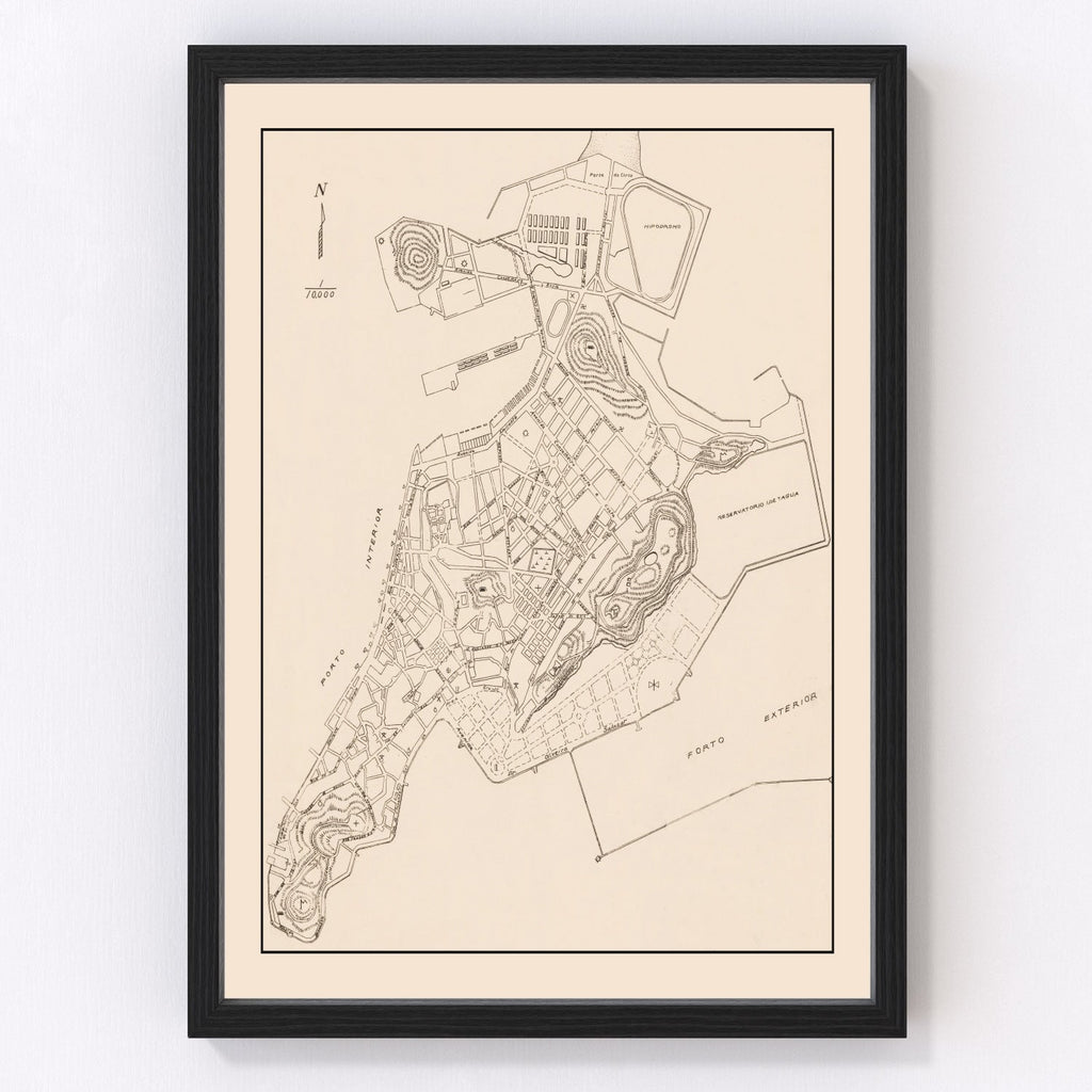 Vintage Macao Map 1943