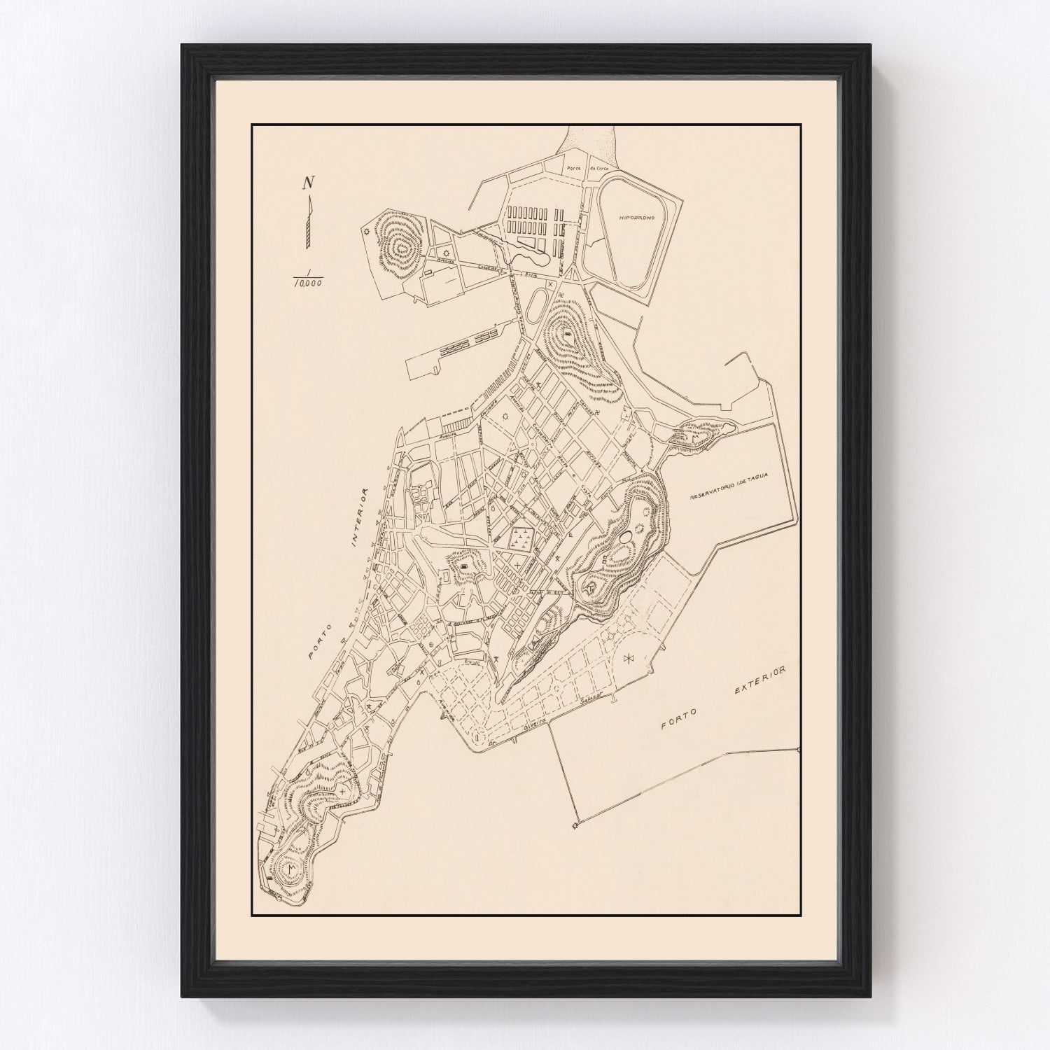 Vintage Macao Map 1943