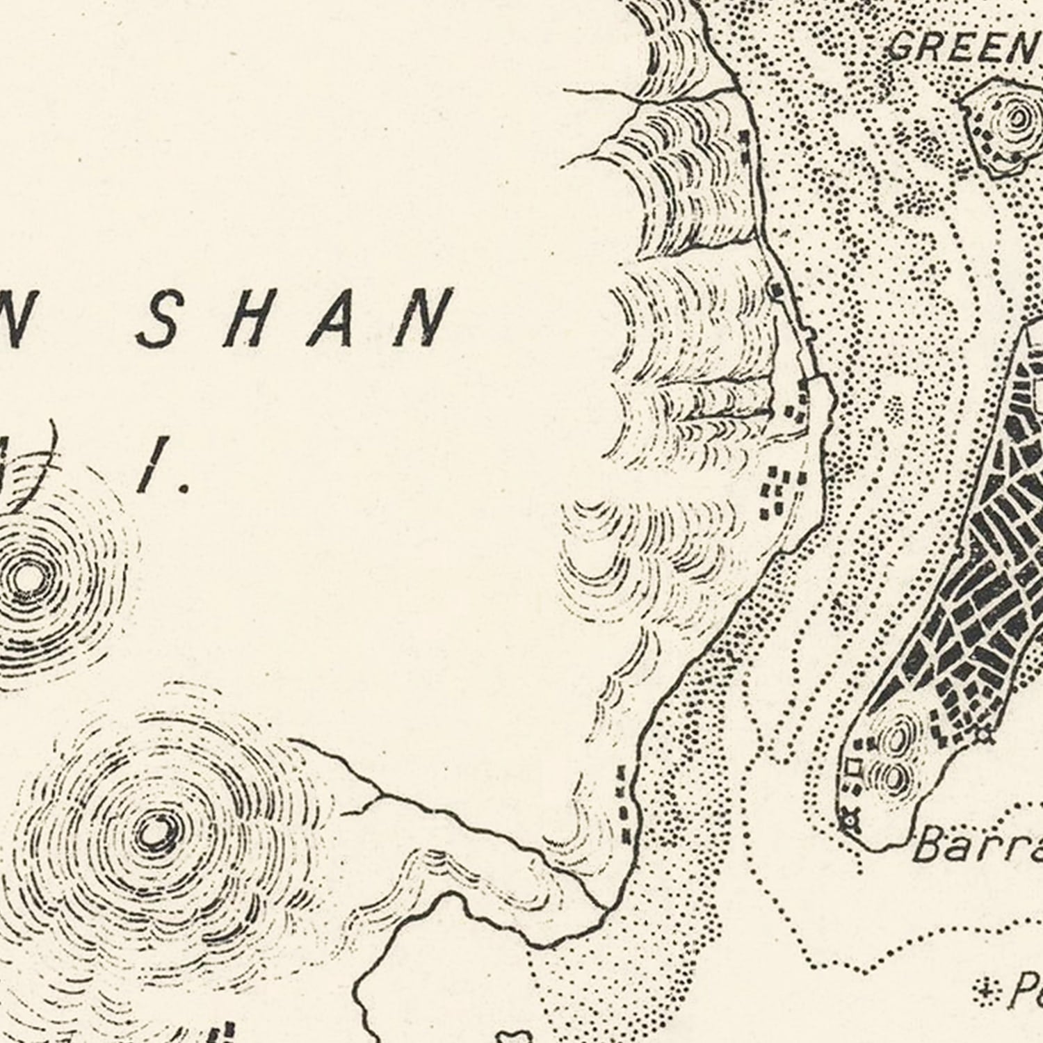 Vintage Macao Map 1918