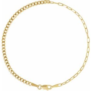 2.7 mm Curb & Paperclip-Style Chain