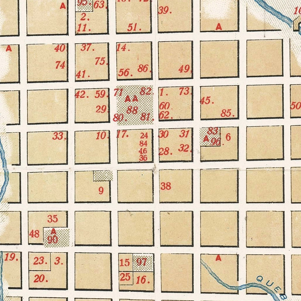 Vintage Map of Caracas, Venezuela 1810