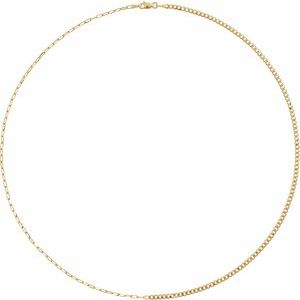 2.7 mm Curb & Paperclip-Style Chain