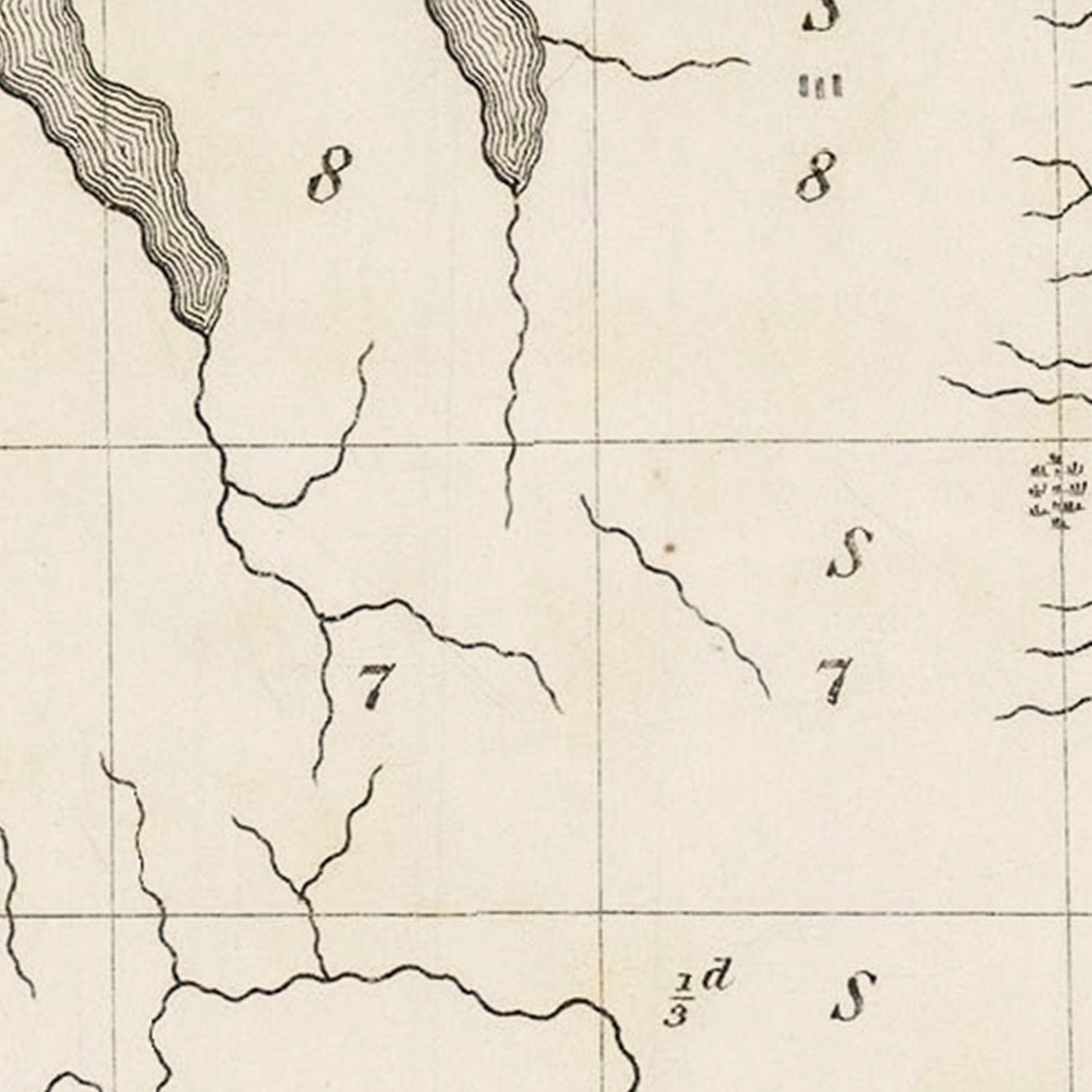 Vintage Finger Lakes Region Map 1849