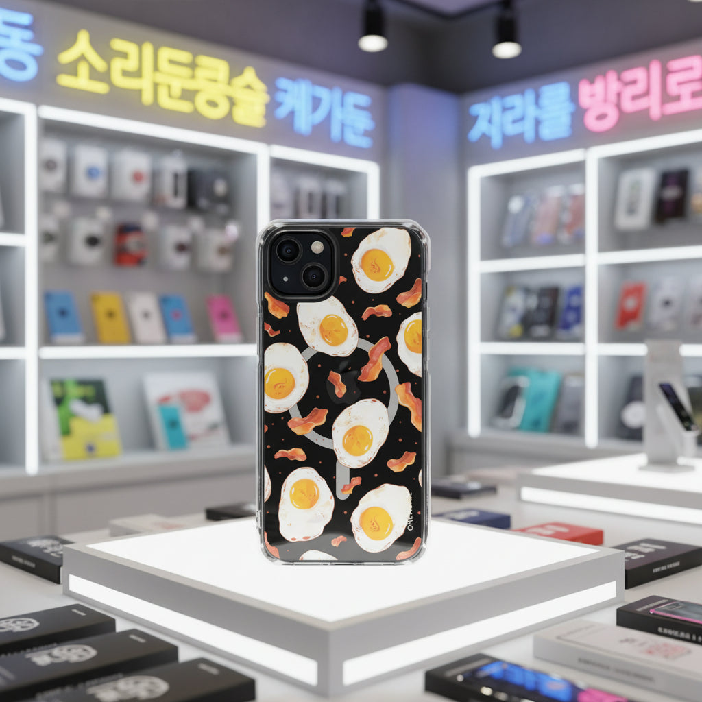 Breakfast Feast Magnetic Clear Case for iPhone Series