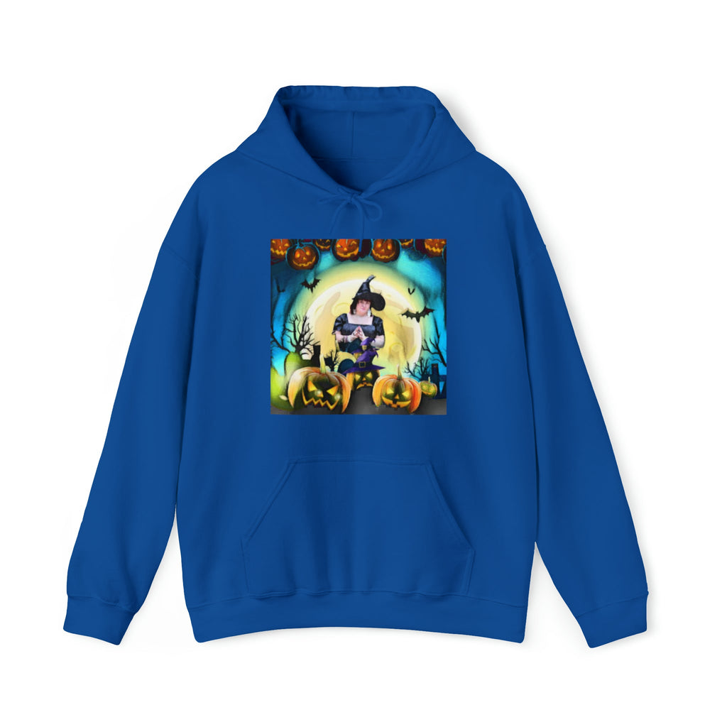 Scary Witch Unisex Heavy Blend™ Hooded Sweatshirt up to 5XL