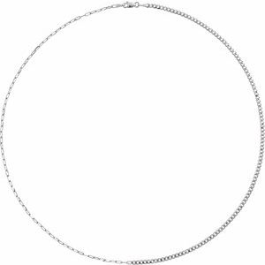 2.7 mm Curb & Paperclip-Style Chain