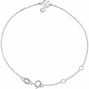 Script Initial Bracelet