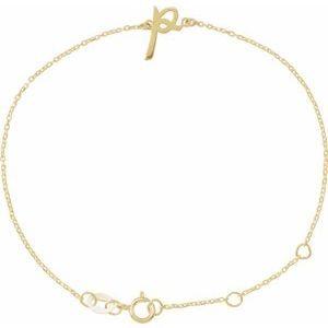 Script Initial Bracelet