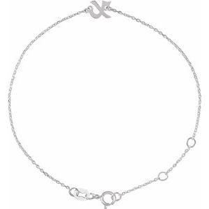 Script Initial Bracelet