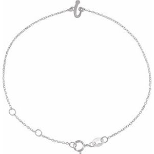 Script Initial Bracelet