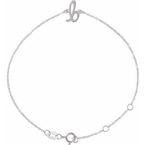 Script Initial Bracelet