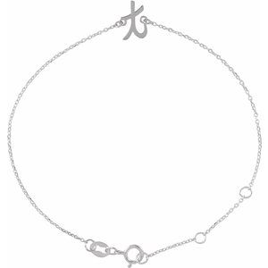 Script Initial Bracelet