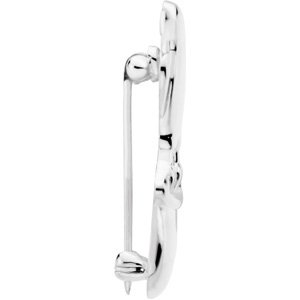 Sterling Silver Crow & Pitcher Brooch