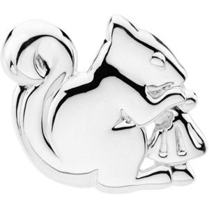 Sterling Silver Squirrel Brooch