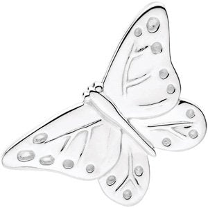 Sterling Silver Butterfly Brooch