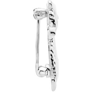 Sterling Silver Lamb Brooch