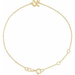 Script Initial Bracelet